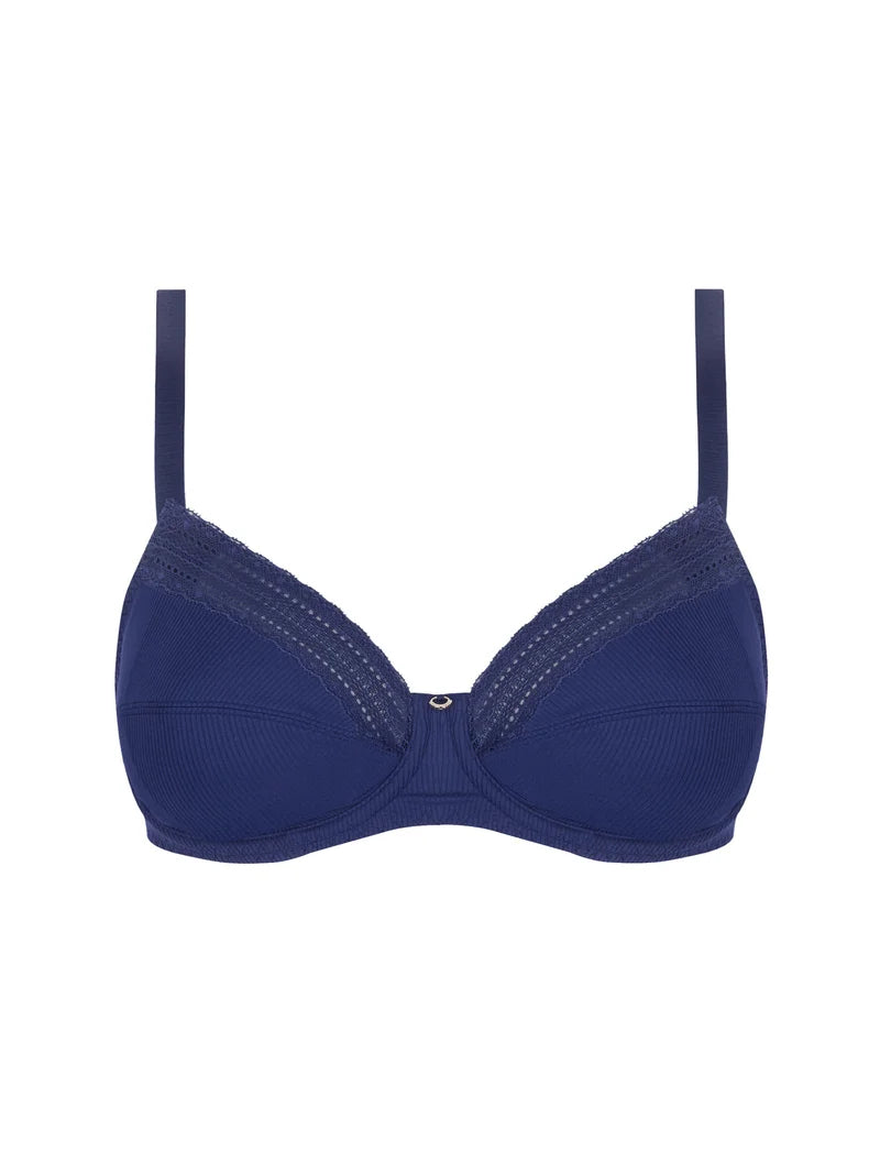 Antigel by Lise Charmel - En Mode Yoga Supportive Full Cup Bra Bleu Yoga