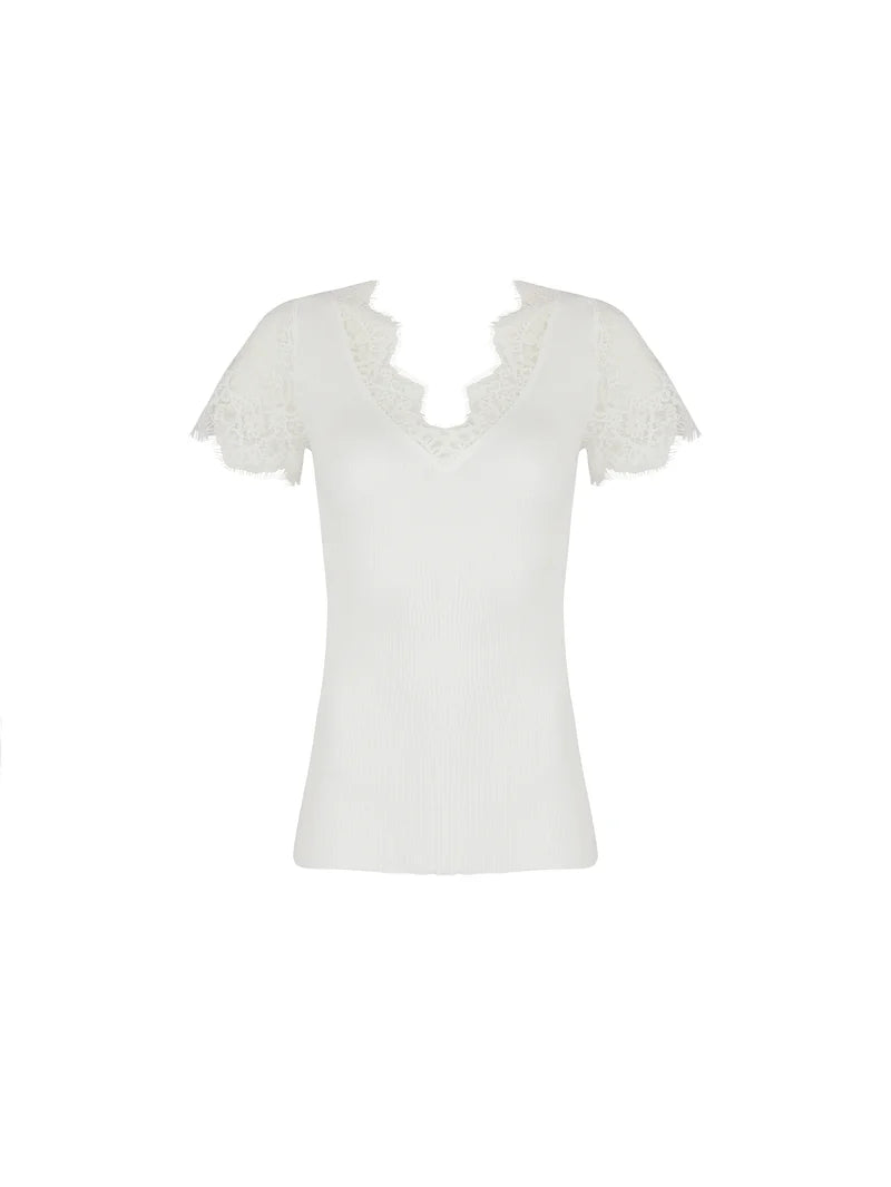 Lise Charmel - Plaisir Caresse Short Sleeved Top Ecru Nacre