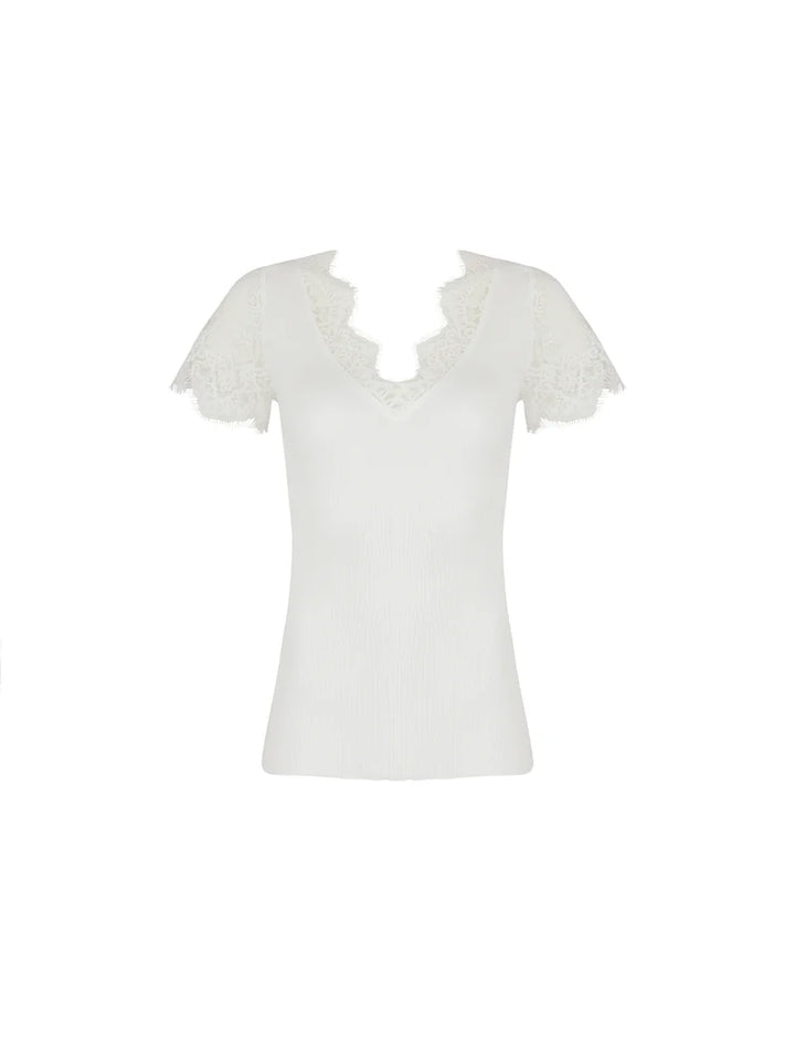 Lise Charmel - Plaisir Caresse Short Sleeved Top Ecru Nacre