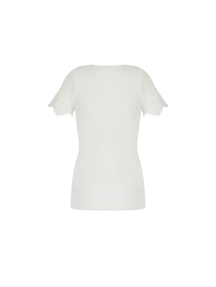 Lise Charmel - Plaisir Caresse Short Sleeved Top Ecru Nacre