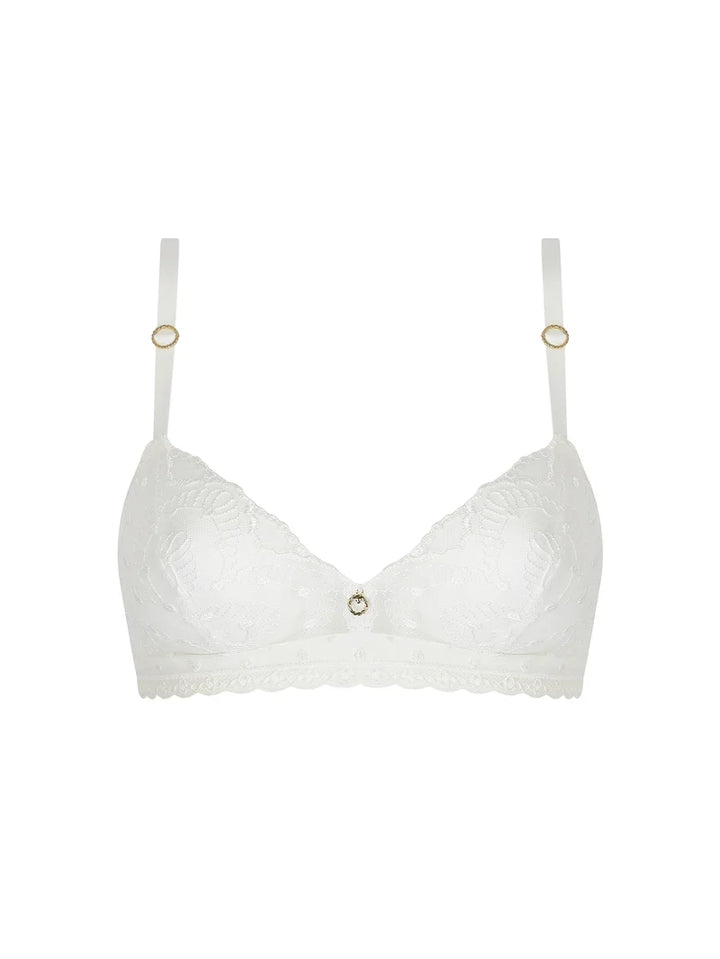 Antigel by Lise Charmel - Je T'aime A La Folie Wireless Triangle Bra Ecru Nacre