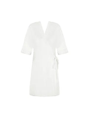 Antigel by Lise Charmel - Simply Graphic Mid-Length Negligee Gown Ecru Nacre