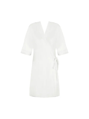 Antigel by Lise Charmel - Simply Graphic Mid-Length Negligee Gown Ecru Nacre