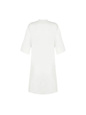 Antigel by Lise Charmel - Simply Graphic Mid-Length Negligee Gown Ecru Nacre