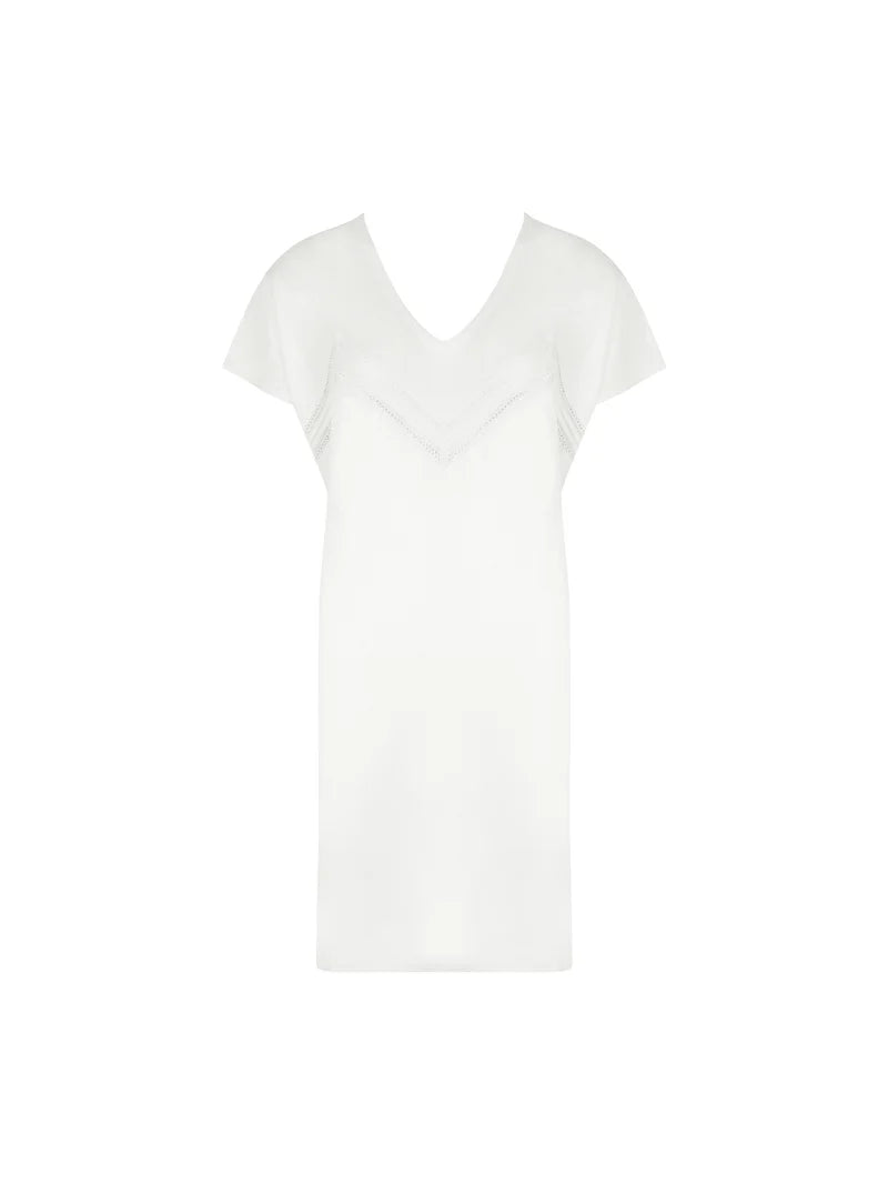 Antigel by Lise Charmel - Simply Graphic Sleeved Nighty Ecru Nacre