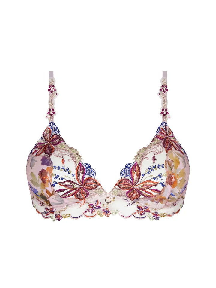 Lise Charmel - L'hiver En Fete Wireless Triangle Bra Roses D'hiver
