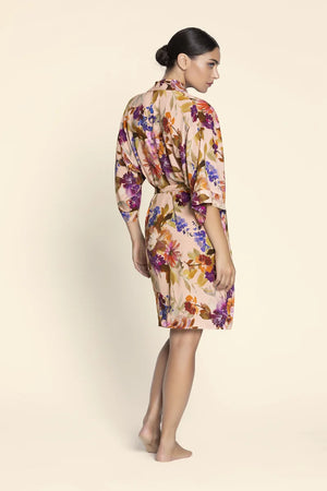 Lise Charmel - L'hiver En Fete Mid-Length Negligee Gown Roses D'hiver
