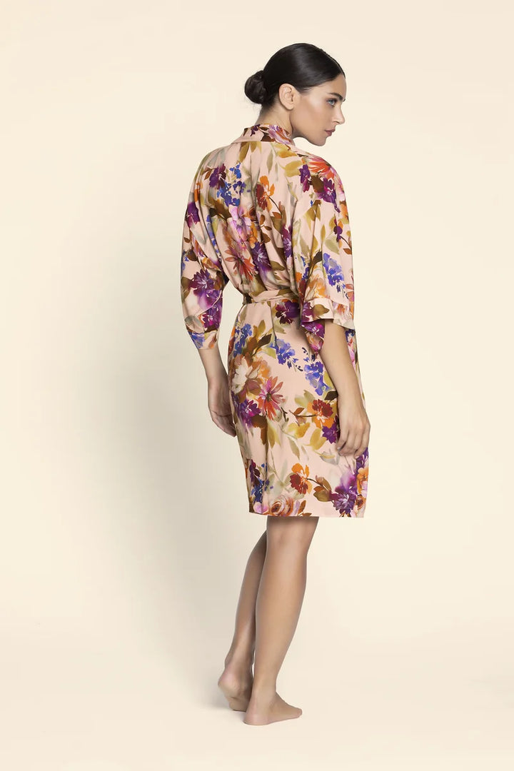 Lise Charmel - L'hiver En Fete Mid-Length Negligee Gown Roses D'hiver