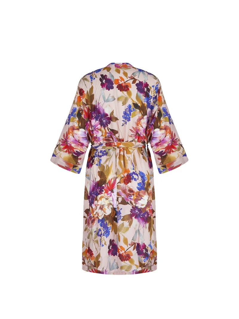 Lise Charmel - L'hiver En Fete Mid-Length Negligee Gown Roses D'hiver