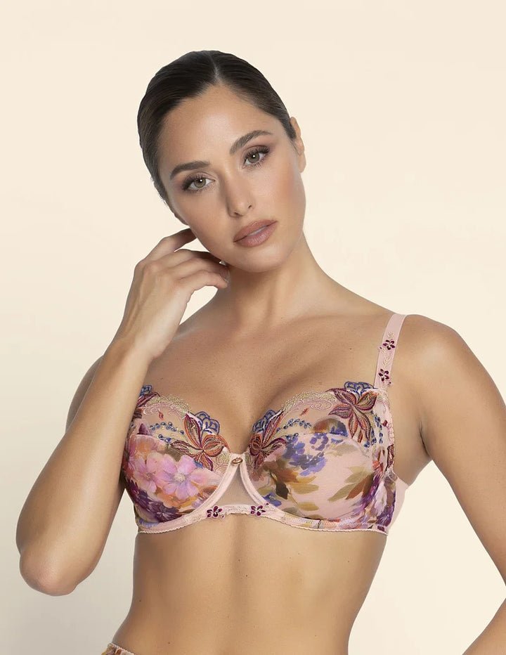 Lise Charmel - L'hiver En Fete Supportive Half Cup Bra Roses D'hiver