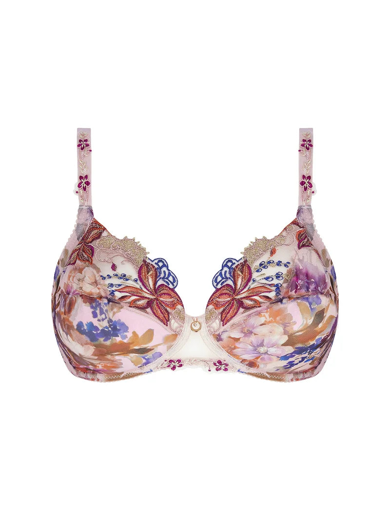 Lise Charmel - L'hiver En Fete 3 Parts Full Cup Bra Roses D'hiver