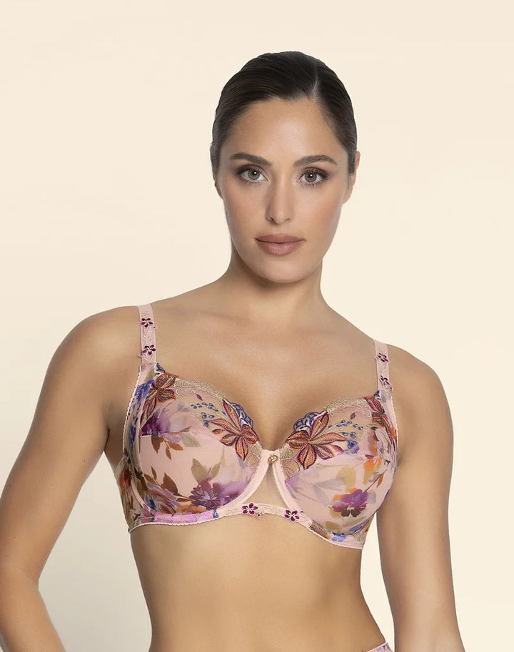 Lise Charmel - L'hiver En Fete 3 Parts Full Cup Bra Roses D'hiver