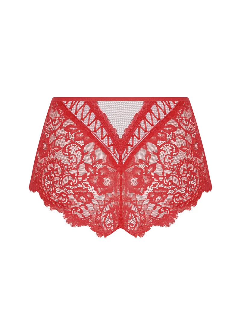 Lise Charmel - Desirs De Venise High Waist Shorty Grenat Venise