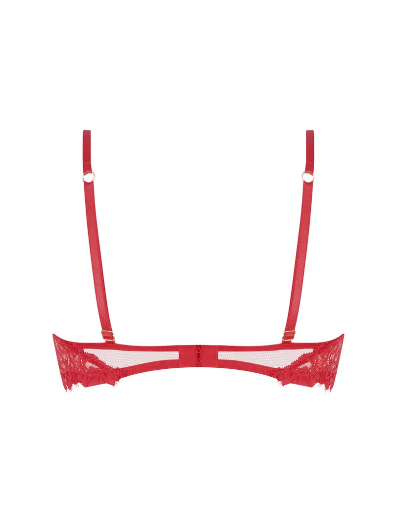 Lise Charmel - Desirs De Venise Half Cup Bra Grenat Venise