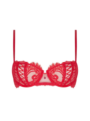 Lise Charmel - Desirs De Venise Vertical Seam Half Cup Bra Grenat Venise
