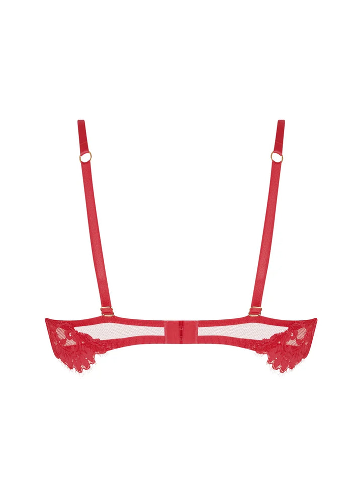 Lise Charmel - Desirs De Venise Vertical Seam Half Cup Bra Grenat Venise