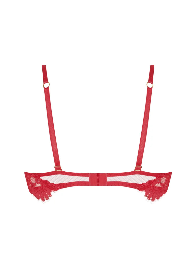 Lise Charmel - Desirs De Venise Vertical Seam Half Cup Bra Grenat Venise