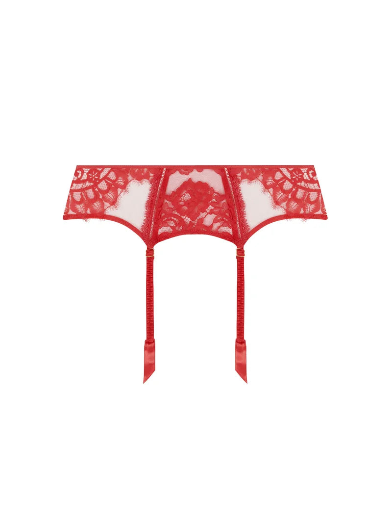 Lise Charmel - Desirs De Venise Suspender Belt Grenat Venise