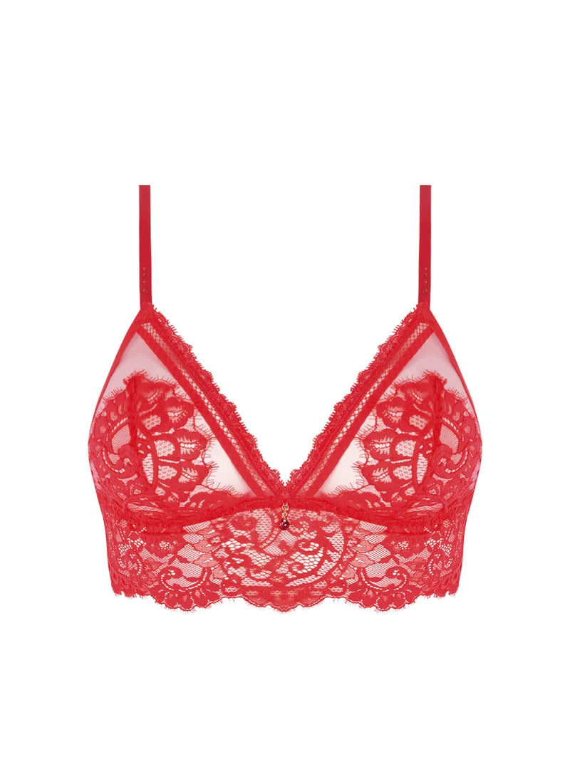 Lise Charmel - Desirs De Venise Wireless Triangle Bra Grenat Venise