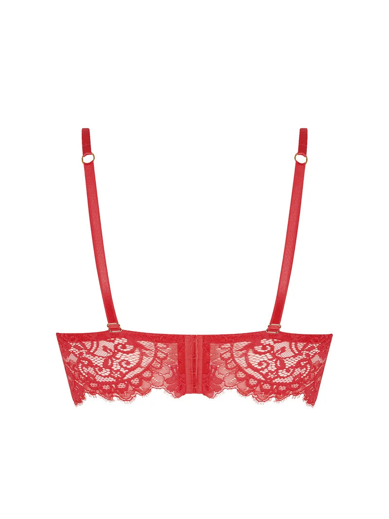Lise Charmel - Desirs De Venise Wireless Triangle Bra Grenat Venise