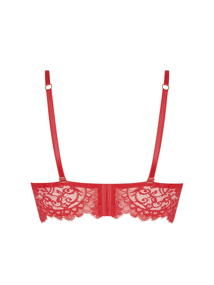 Lise Charmel - Desirs De Venise Wireless Triangle Bra Grenat Venise