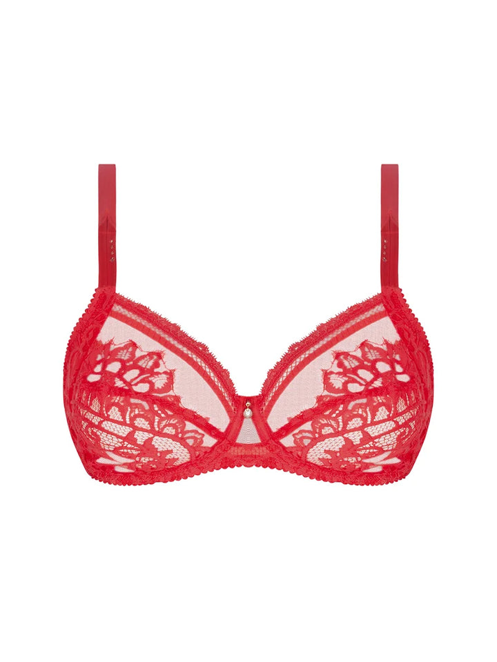 Lise Charmel - Desirs De Venise 3 Parts Full Cup Bra Grenat Venise