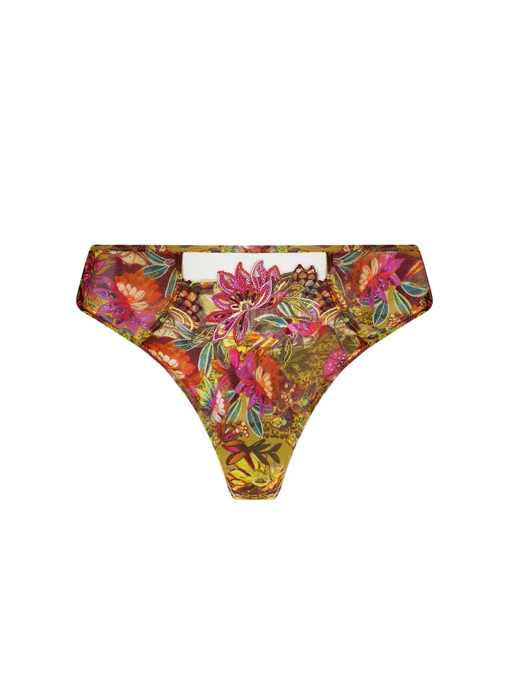 Lise Charmel - Danse Des Fleurs Thong Fushia Vert