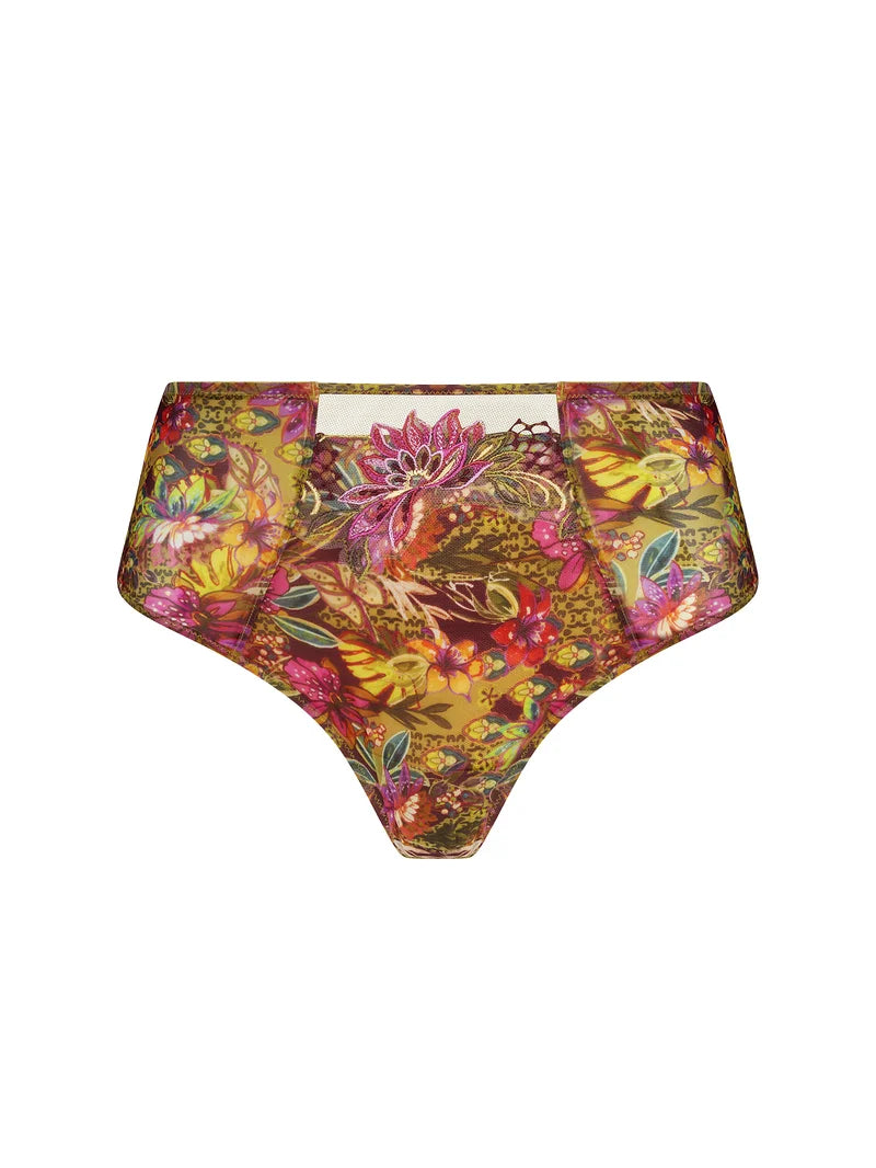 Lise Charmel - Danse Des Fleurs High Waist Brief Fushia Vert