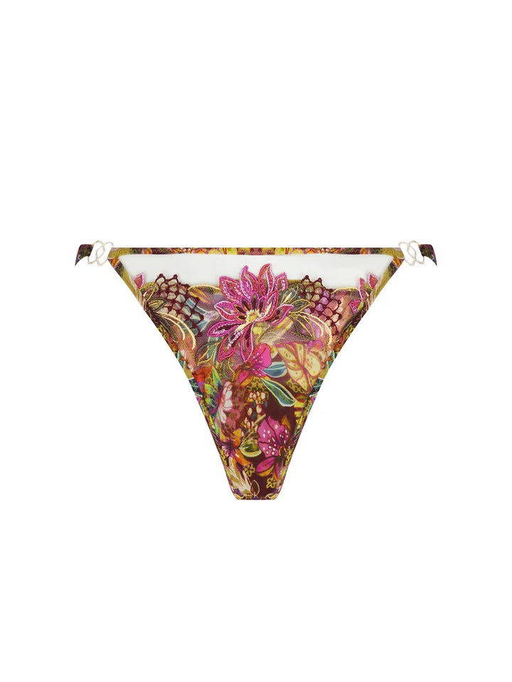 Lise Charmel - Danse Des Fleurs Sexy Thong Plus Fushia Vert