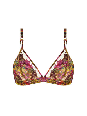 Lise Charmel - Danse Des Fleurs Wireless Triangle Bra Fushia Vert