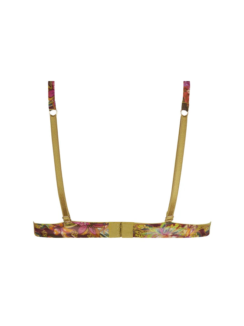 Lise Charmel - Danse Des Fleurs Wireless Triangle Bra Fushia Vert