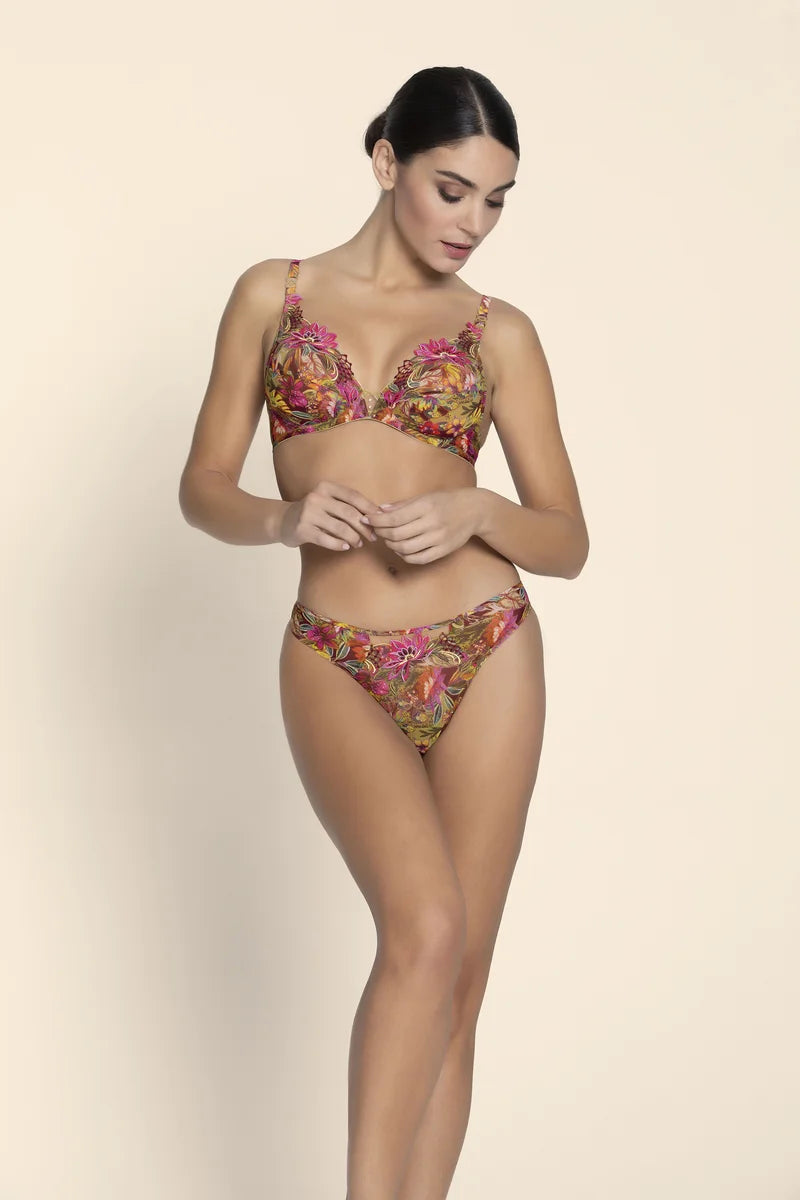 Lise Charmel - Danse Des Fleurs Glam Push-Up Bra Fushia Vert