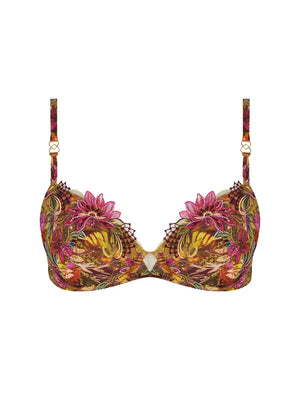 Lise Charmel - Danse Des Fleurs Padded Contour Bra Fushia Vert