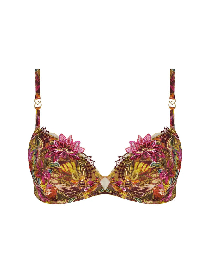 Lise Charmel - Danse Des Fleurs Padded Contour Bra Fushia Vert