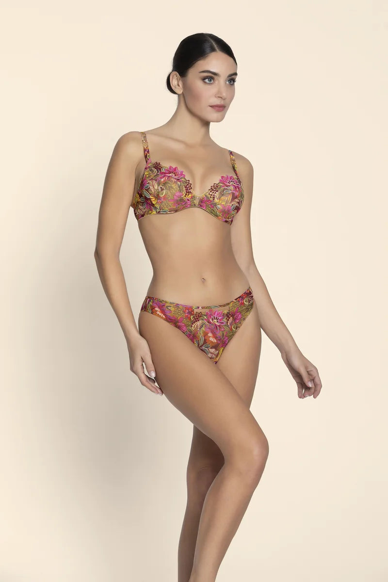 Lise Charmel - Danse Des Fleurs Padded Contour Bra Fushia Vert