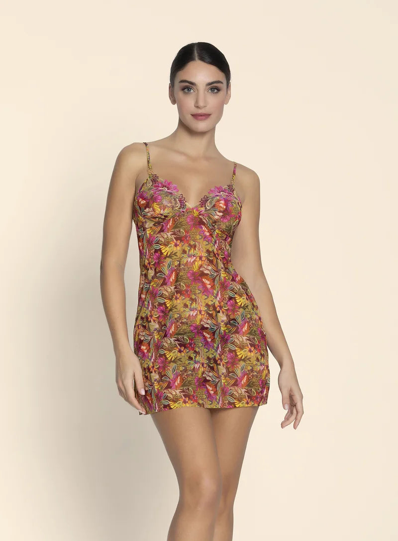 Lise Charmel - Danse Des Fleurs Babydoll Fushia Vert