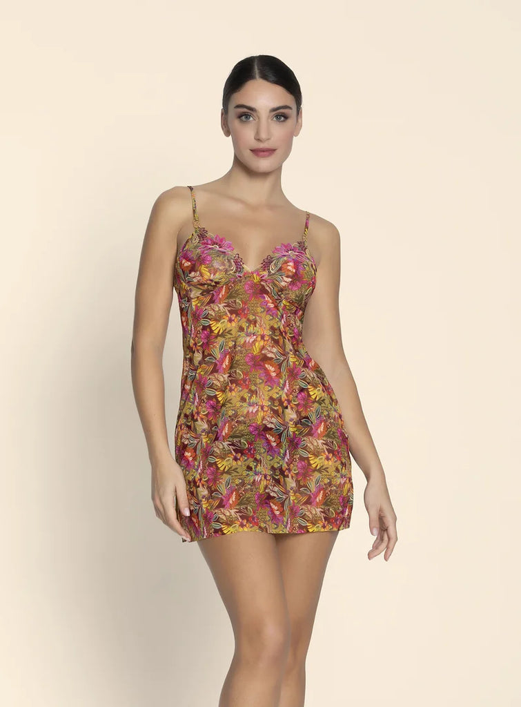 Lise Charmel - Danse Des Fleurs Babydoll Fushia Vert | Ouh La La UK