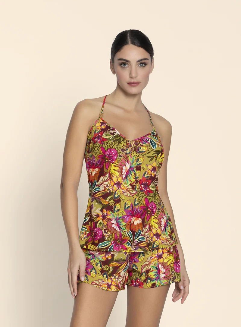 Lise Charmel - Danse Des Fleurs Camisole Fushia Vert