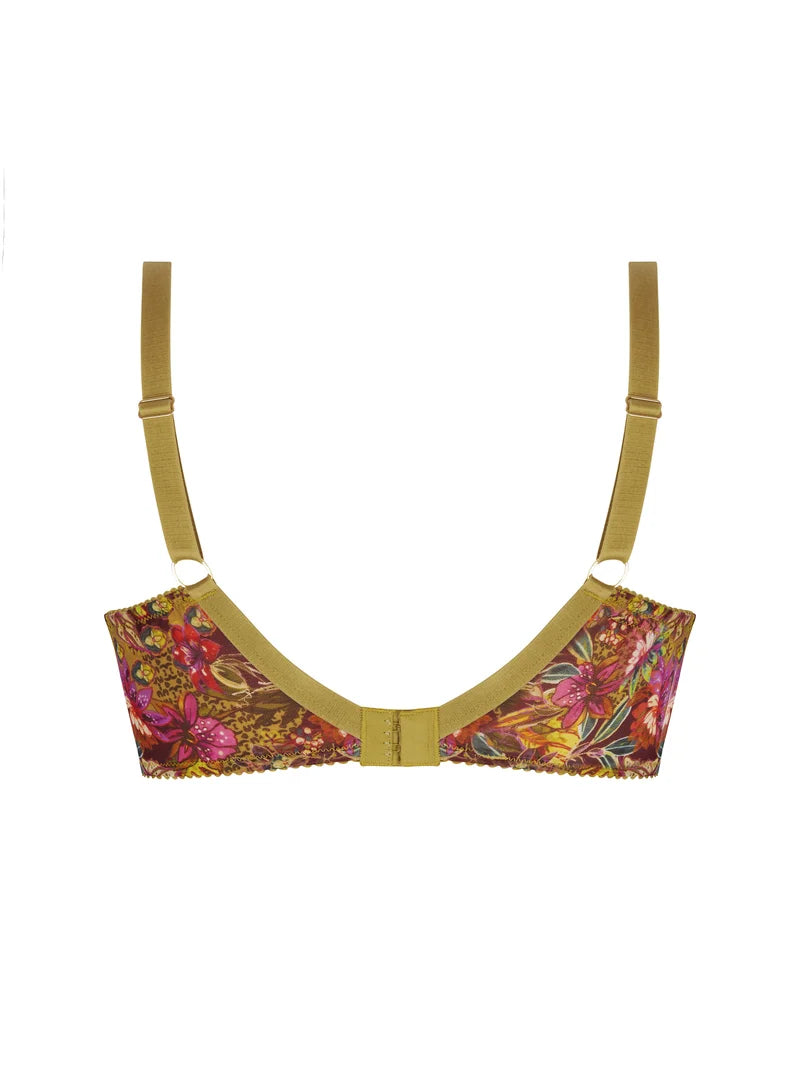 Lise Charmel - Danse Des Fleurs 3 Parts Full Cup Bra Fushia Vert
