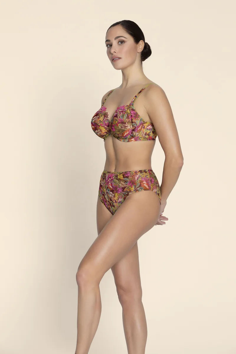 Lise Charmel - Danse Des Fleurs 3 Parts Full Cup Bra Fushia Vert