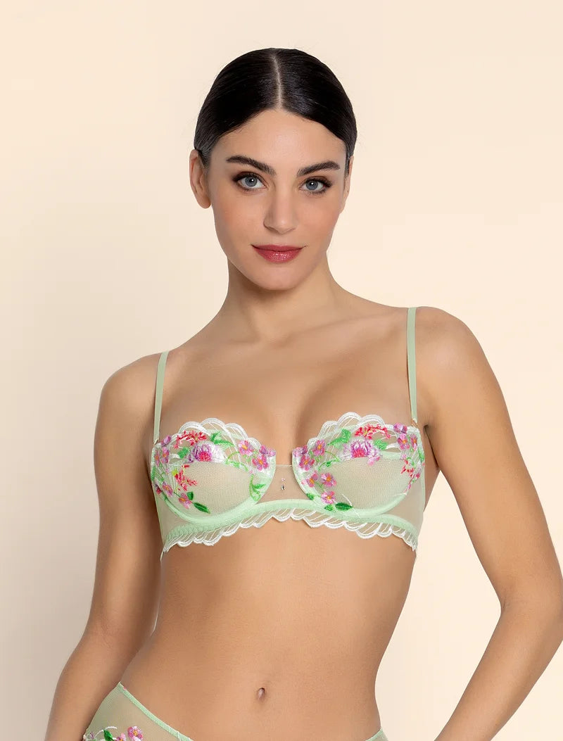 Lise Charmel - Libertine En Fleurs Half Cup Bra Nature Libertine