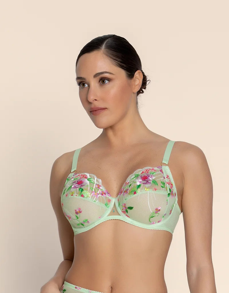 Lise Charmel - Libertine En Fleurs 3 Parts Full Cup Bra Nature Libertine