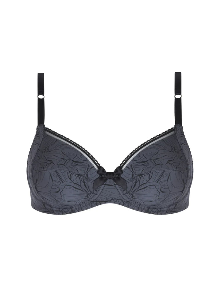 Antigel by Lise Charmel - Bureau Secret 3 Parts Full Cup Bra Gris Souris