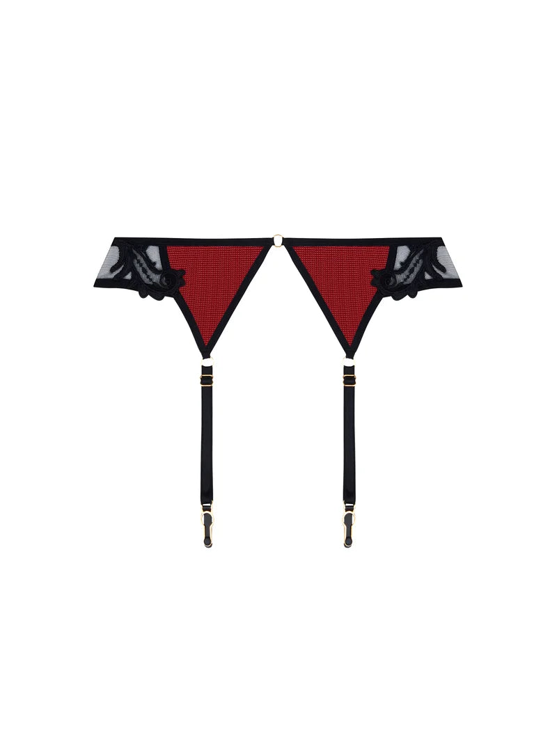 Lise Charmel - Bellissime Inconnue Suspender Belt Ombre Rouge