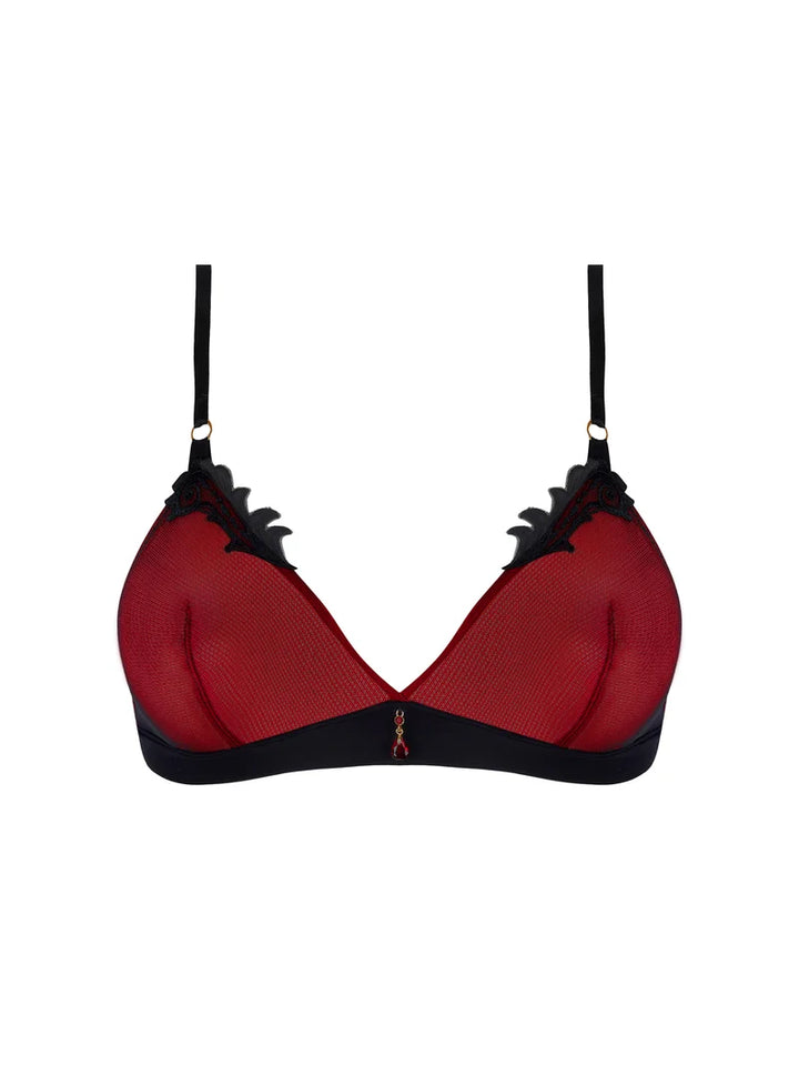Lise Charmel - Bellissime Inconnue Wireless Triangle Bra Ombre Rouge