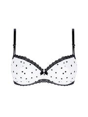 Antigel by Lise Charmel - Coeur De Rockeuse Vertical Seam Half Cup Bra Coeur Desir