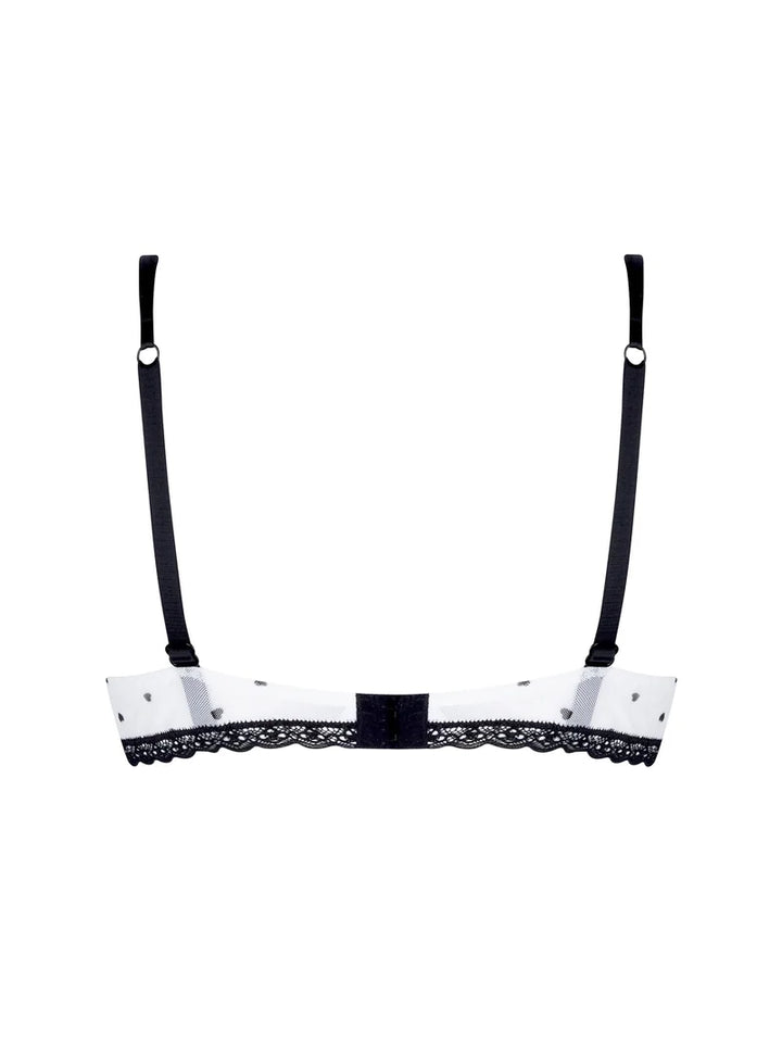 Antigel by Lise Charmel - Coeur De Rockeuse Vertical Seam Half Cup Bra Coeur Desir