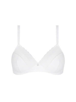 Antigel by Lise Charmel - Boyish Seduction Wireless Triangle Bra Blanc