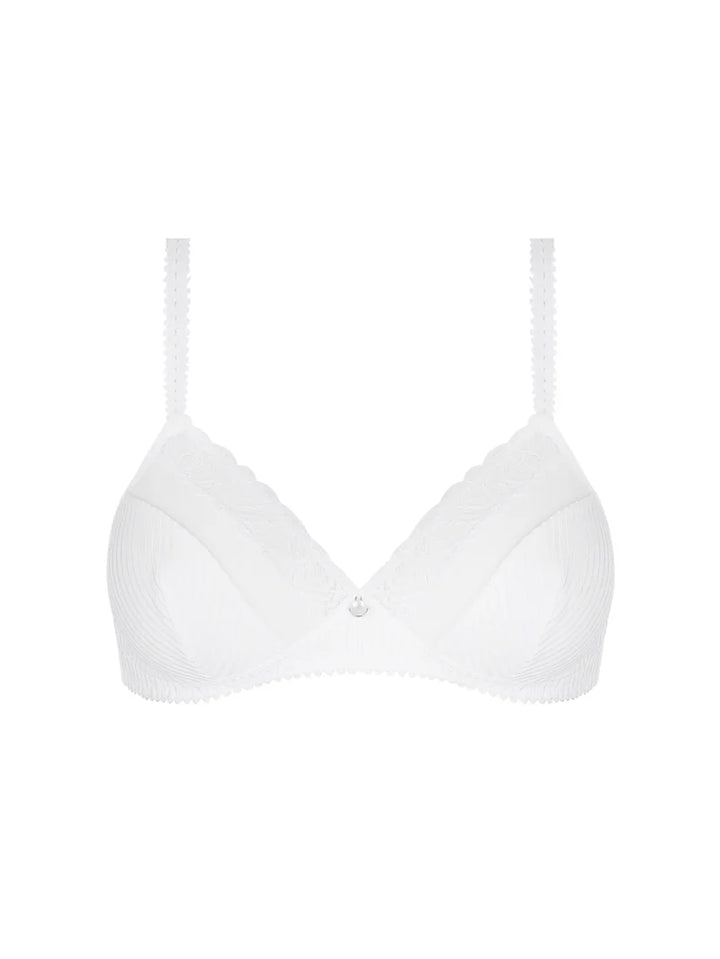 Antigel von Lise Charmel – Kabelloser Triangel-BH „Boyish Seduction“ Weiß