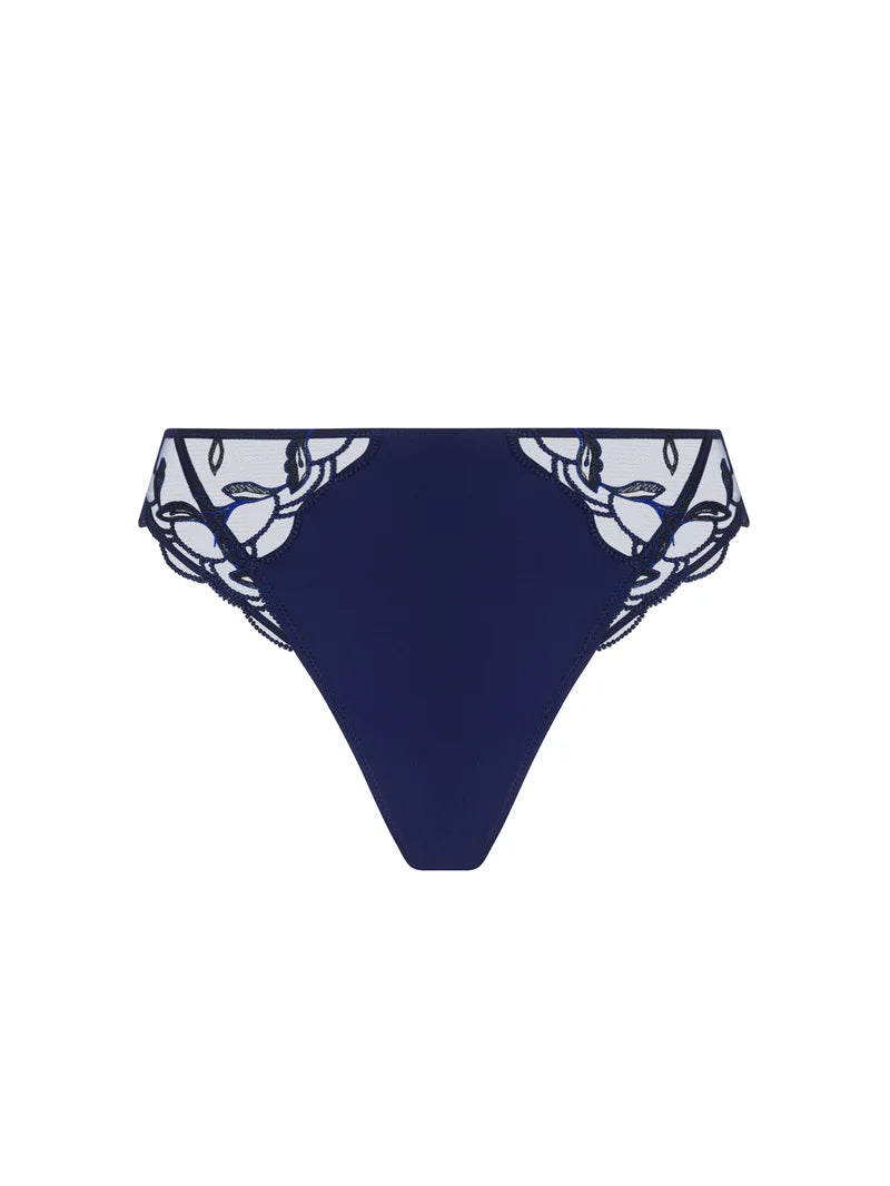 Lise Charmel - Eclat Couture Thong Bleu Night
